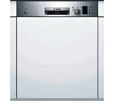 Bosch SMI50C15GB Full-size Semi-Integrated Dishwasher - Stainless Steel